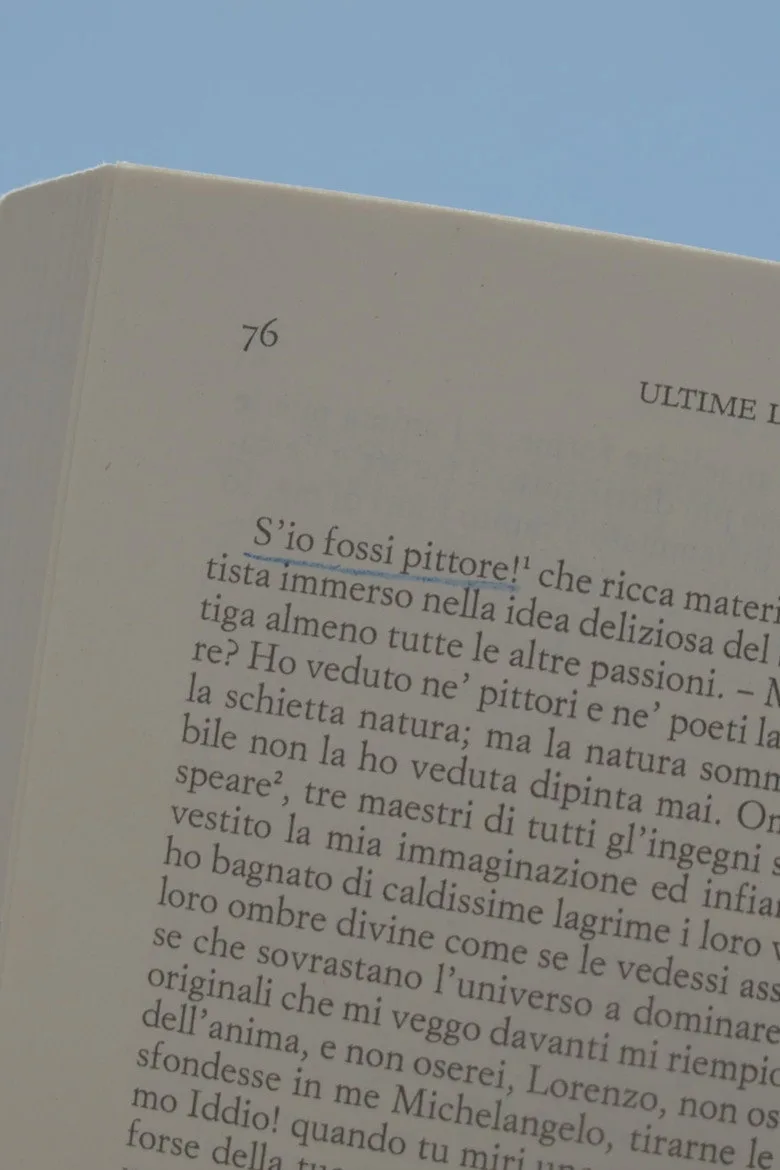 S'io fossi pittore!
