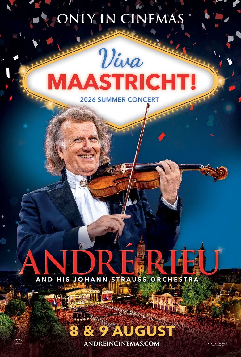 Watch André Rieu's 2026 Summer Concert: Viva Maastricht! Film