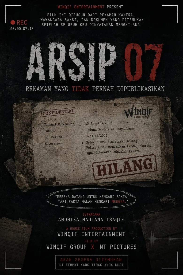 Watch ARSIP 07: Rekaman Yang Tidak Pernah Dipublikasikan Film